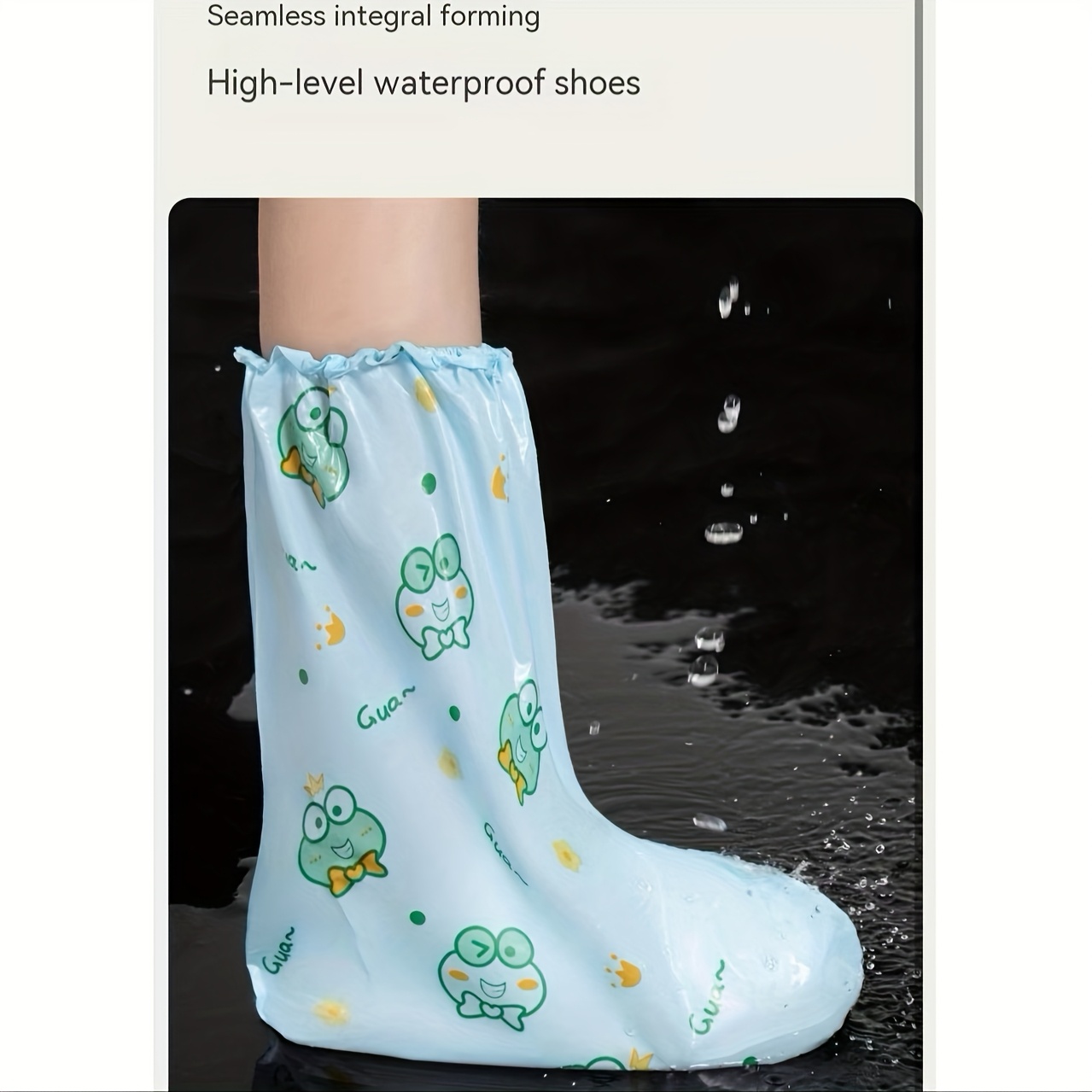 10pc Frog Cartoon Shoe Covers  - огляд і ціна Cycling Commute Shoes