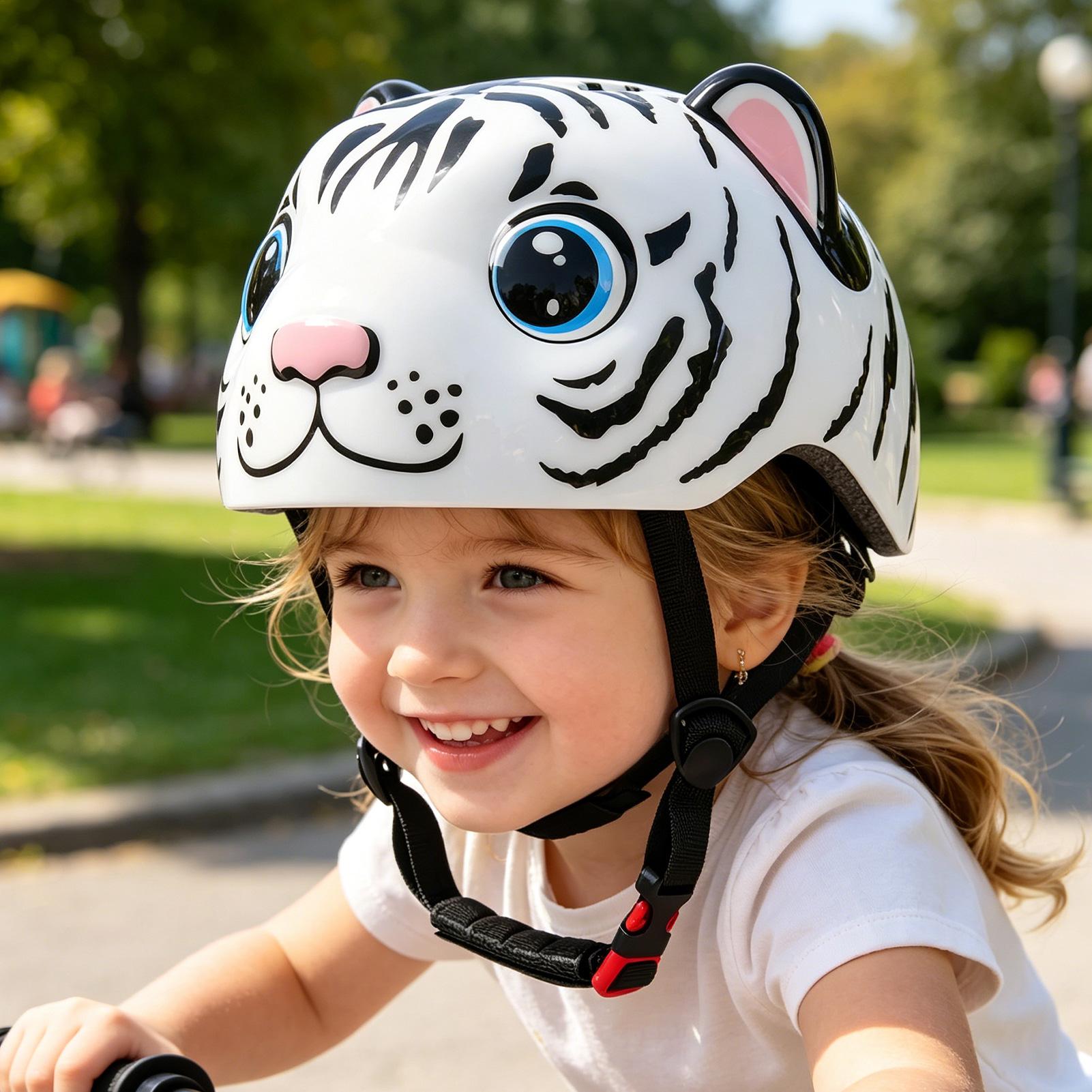 Helmet For Kids Tiger Pattern  - огляд і ціна Commute Cycling Helmet