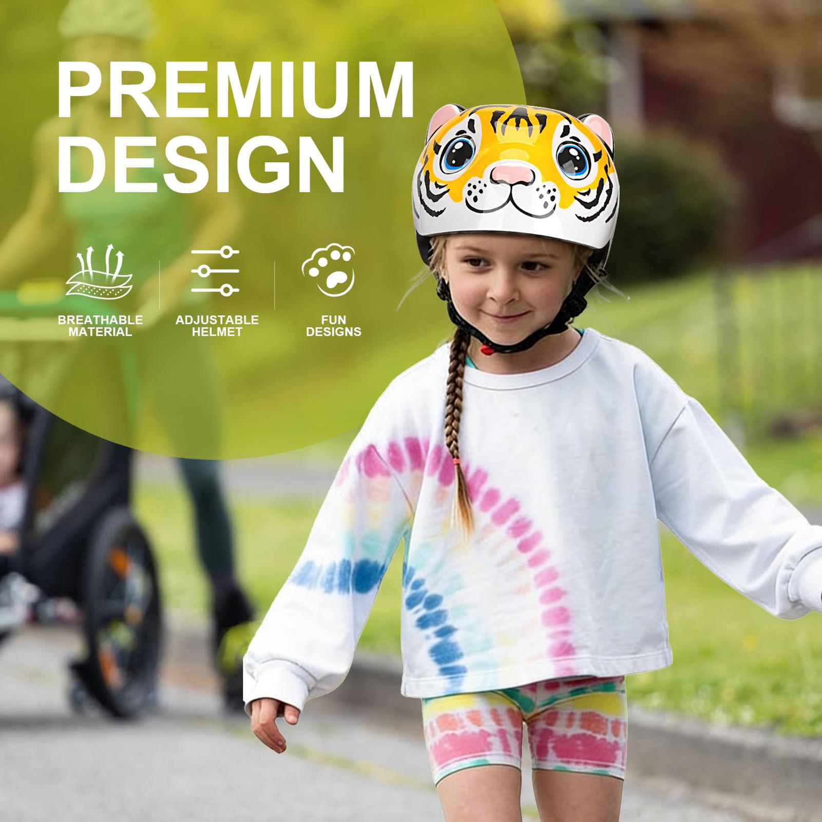 Helmet For Kids Tiger Pattern  - огляд і ціна Commute Cycling Helmet
