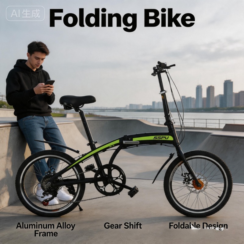 UltraLight 20 Inch Folding Bik - огляд і ціна Commuting With Bike