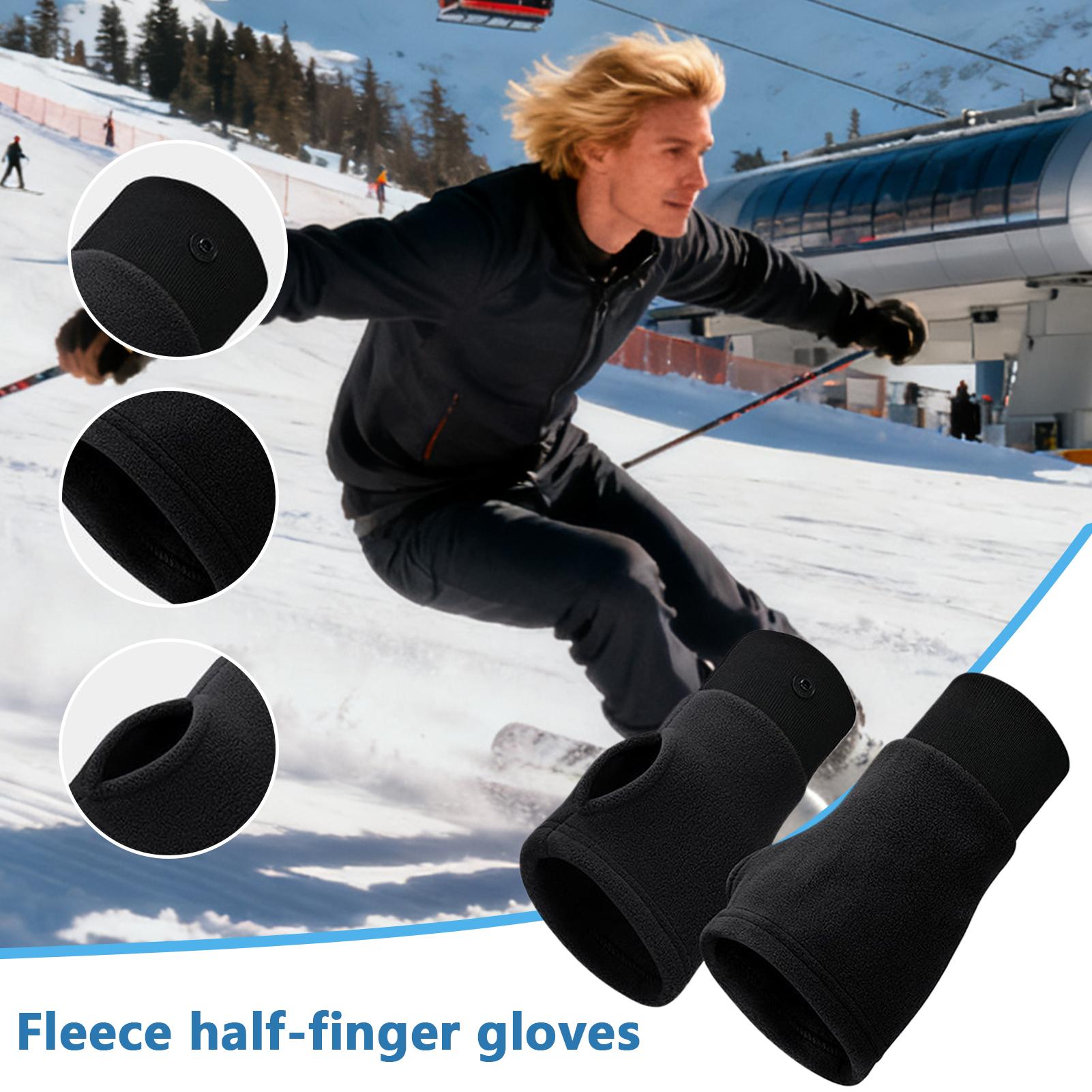 Half Finger Gloves Windproof C - огляд і ціна Winter Cycling Commute