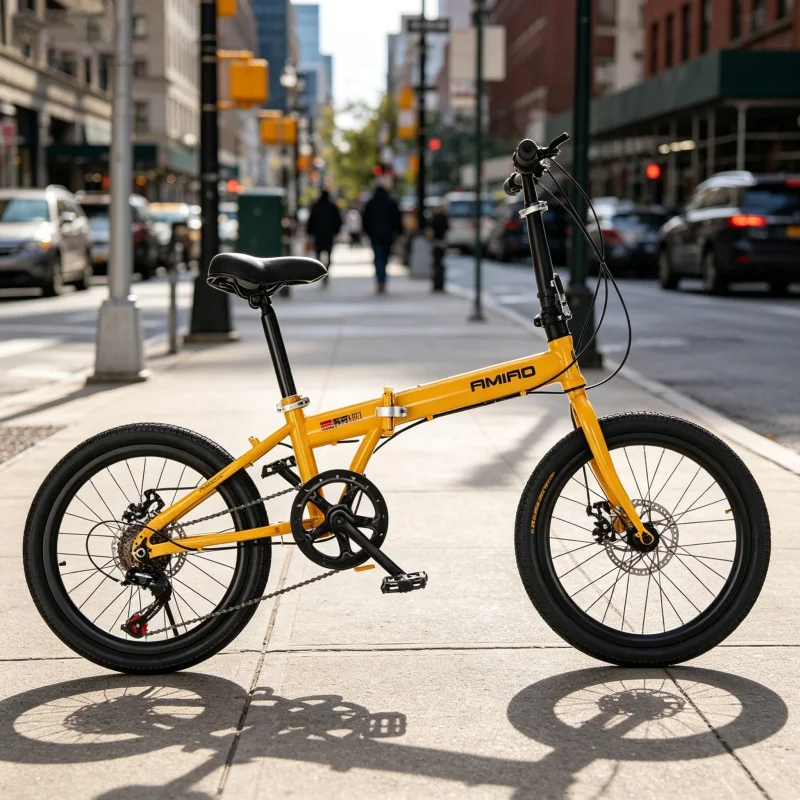 20 Inch Yellow Spoke Wheel Fol - огляд і ціна Commuting With Bike
