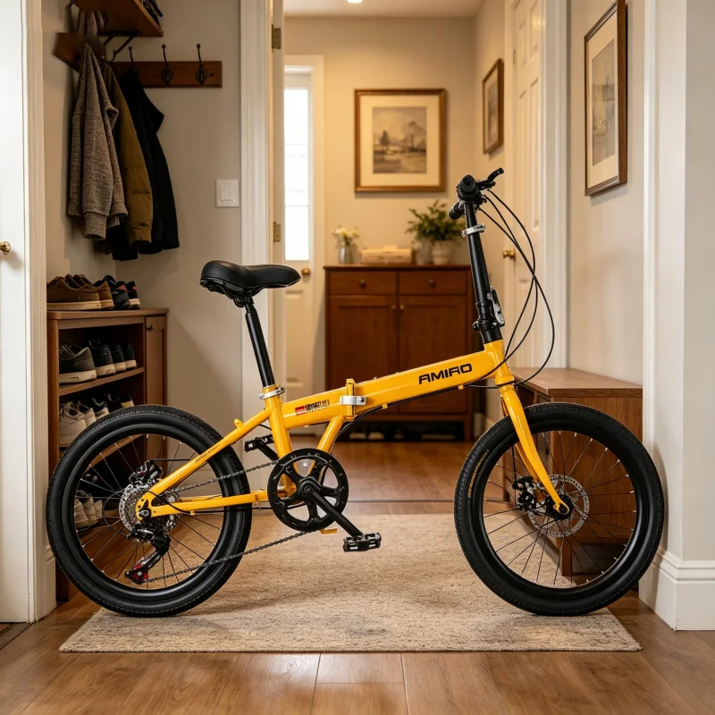 20 Inch Yellow Spoke Wheel Fol - огляд і ціна Commuting With Bike