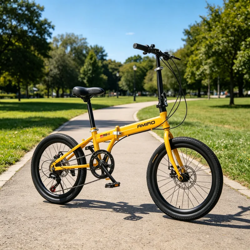 20 Inch Yellow Spoke Wheel Fol - огляд і ціна Commuting With Bike