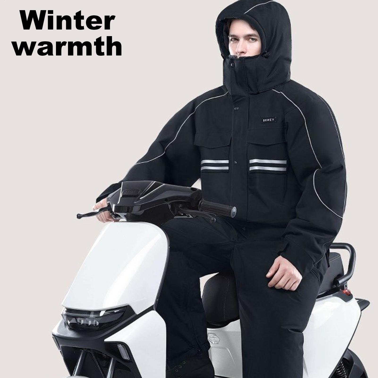 Motorcycle Winter Jacket 4-Poc - огляд і ціна Winter Cycling Commute