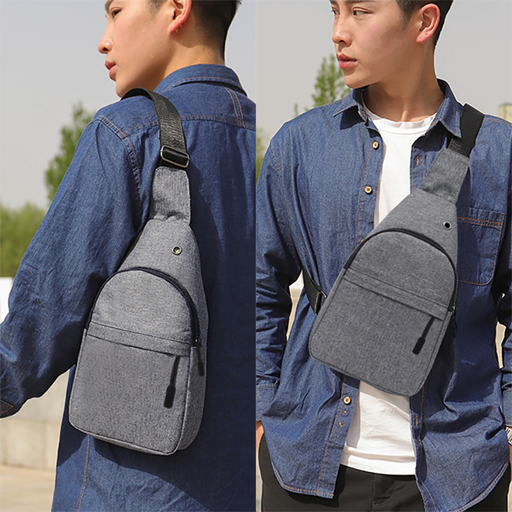 Single Shoulder Men Chest Bags - огляд і ціна Cycling Commuter Bag