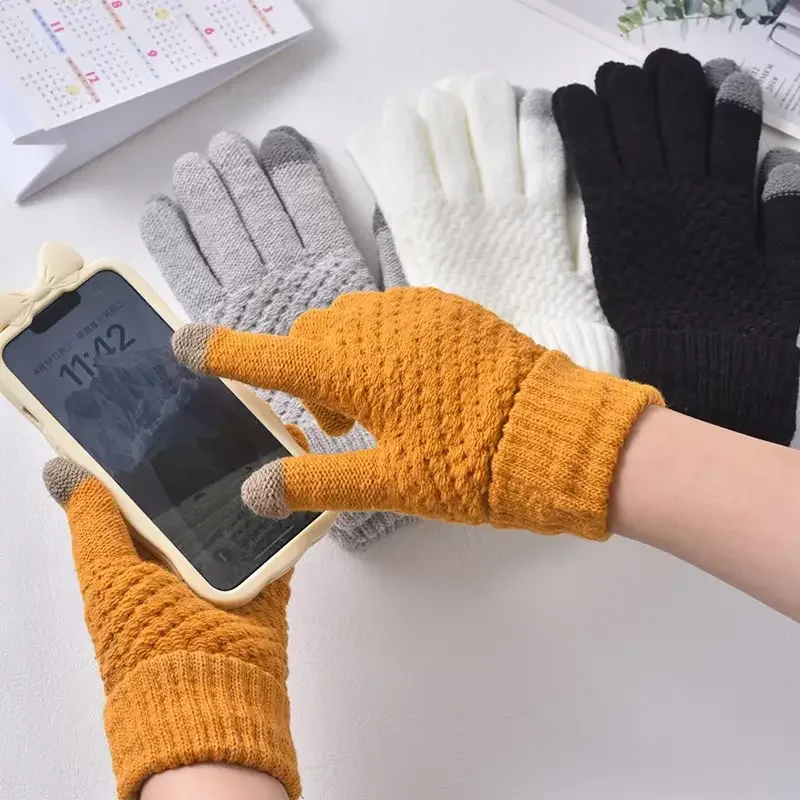 1-10Pairs Thick Knit Touchscre - огляд і ціна Winter Cycling Commute
