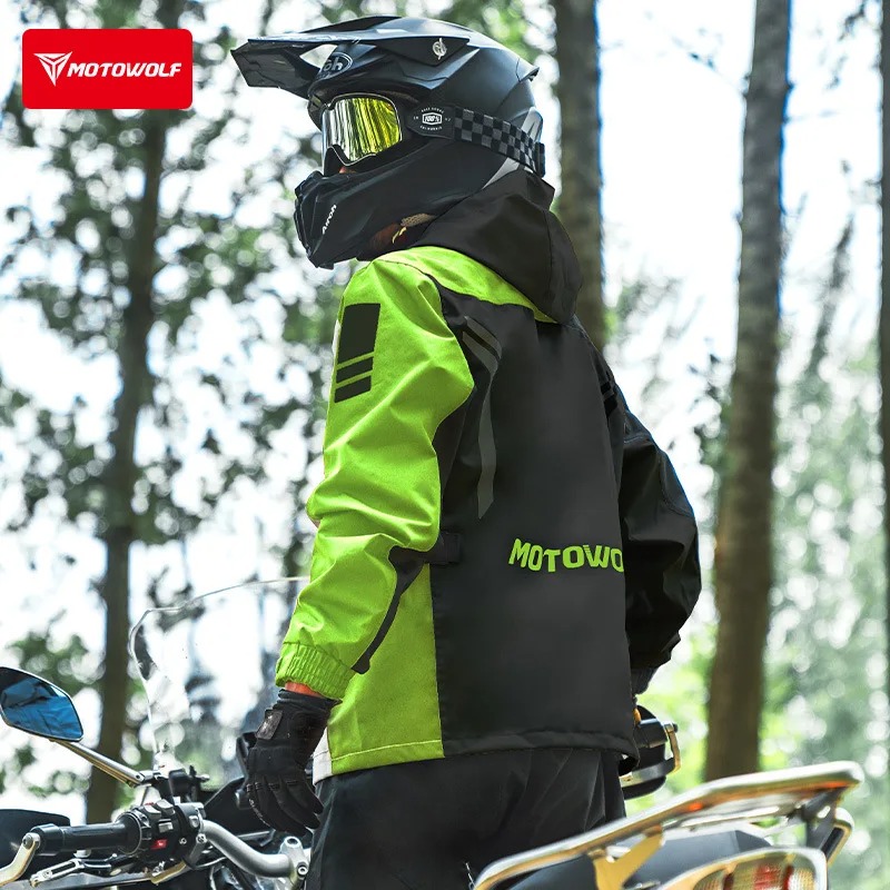 Motowolf Reflective Motorcycle - огляд і ціна Cycling Commuter Rain Jacket