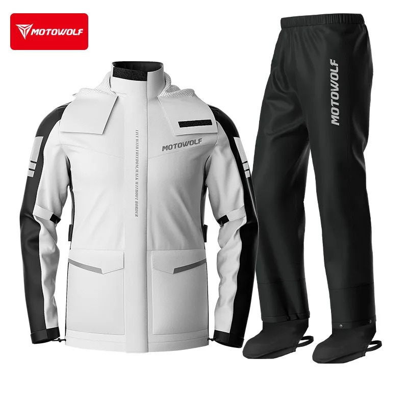 Motowolf Reflective Motorcycle - огляд і ціна Cycling Commuter Rain Jacket