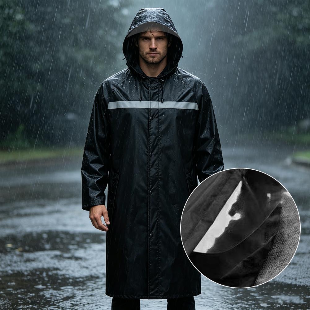 Waterproof Hooded Rain Poncho, - огляд і ціна Cycling Commute Rain
