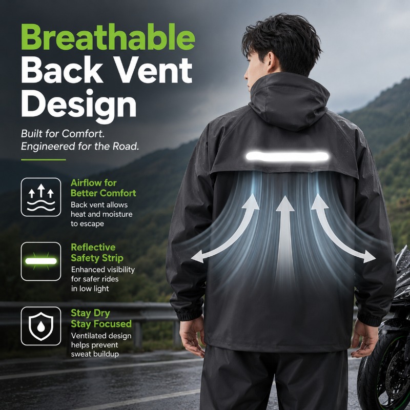 Unisex 2-Piece Waterproof Cycl - огляд і ціна Cycling Commute Jacket