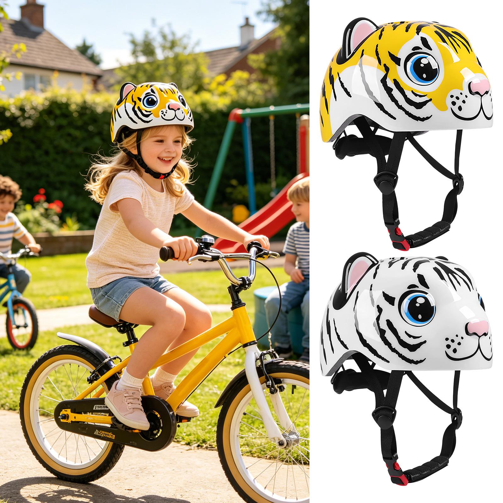 Kids Helmet Tiger Pattern Adju - огляд і ціна Commute Cycling Helmet
