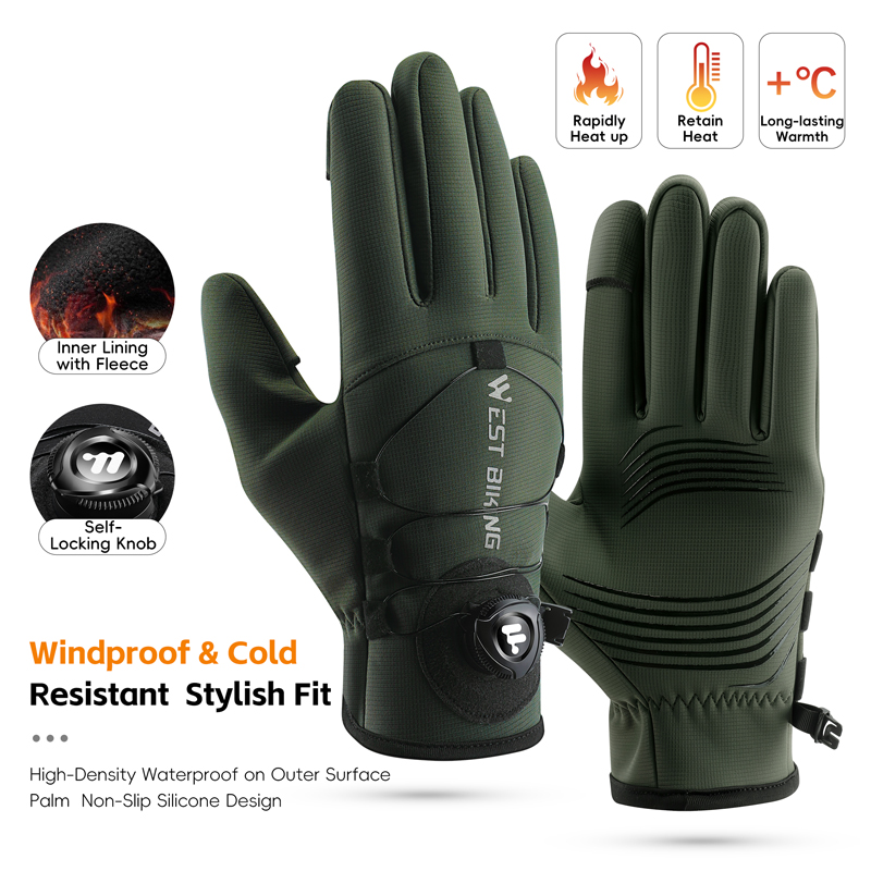 Winter Bike Gloves Magnetic Qu - огляд і ціна Winter Cycling Commute
