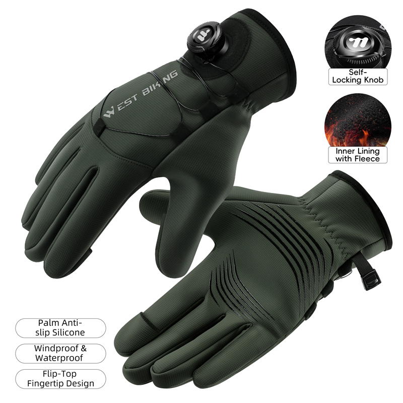 Winter Bike Gloves Magnetic Qu - огляд і ціна Winter Cycling Commute