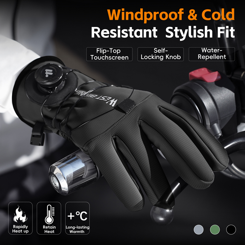 Winter Bike Gloves Magnetic Qu - огляд і ціна Winter Cycling Commute