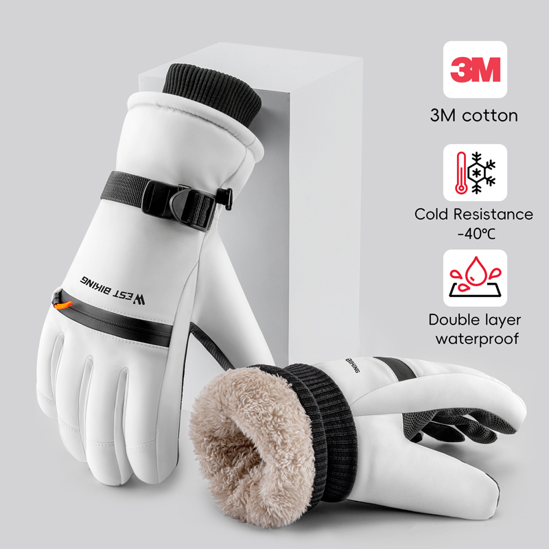 WEST BIKING 3M Cotton Ski Glov - огляд і ціна Winter Cycling Commute Gear
