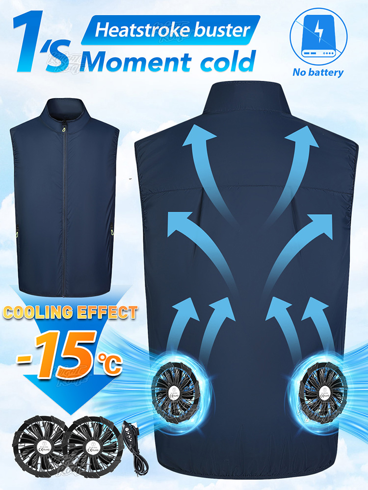 Fan Vest Wearable Cooling Air- - огляд і ціна Cycling Commute Clothes