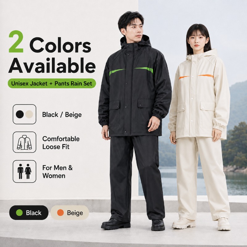 Unisex 2-Piece Waterproof Cycl - огляд і ціна Cycling Commute Rain
